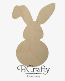 Unfinished Wooden Bunny Cutout - Wood Bunny Cut Out, HD Png Download, Transparent PNG