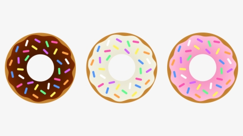 Doughnut Clipart Breakfast - Transparent Background Donut Png, Png Download, Transparent PNG