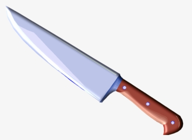 Butcher Knife Kitchen Knives Clip Art - Sharp Knife Clipart, HD Png Download, Transparent PNG