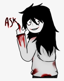 Jeff The Killer With Long Hair, HD Png Download, Transparent PNG