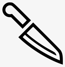 Butcher Knife - Knife Symbol Png, Transparent Png, Transparent PNG