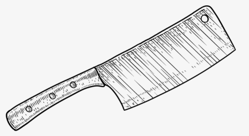 Butcher Knife Easy Drawing, HD Png Download, Transparent PNG