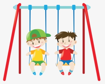 Clipart Park Swing Set - Swing Clipart, HD Png Download, Transparent PNG