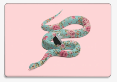 Floral Snake Skin Macbook Pro 15” 2016- - Snake Drawing, HD Png Download, Transparent PNG