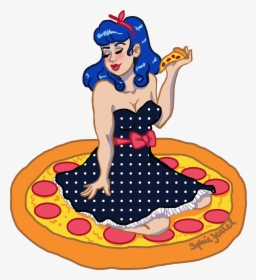 Stickers Pin Up Pizza, HD Png Download, Transparent PNG