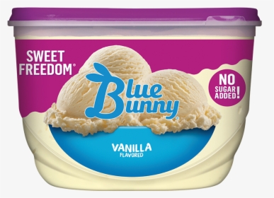 Sweet Freedom® Vanilla - Blue Bunny No Sugar Added Vanilla Ice Cream, HD Png Download, Transparent PNG