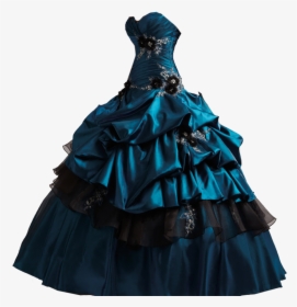 Black And Teal Quinceanera Dresses, HD Png Download, Transparent PNG