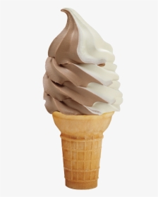 #icecream #ice #cream #swirl #chocolate #and #vanilla, HD Png Download, Transparent PNG
