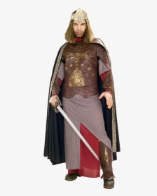 Men Deluxe Aragorn Costume Adult Lord Of The Rings - Lord Of The Rings King Costume, HD Png Download, Transparent PNG