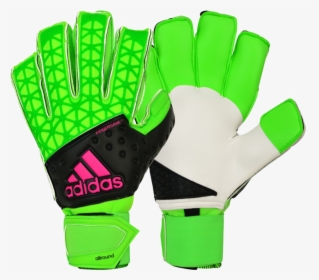 Gloves - Adidas Goalkeeper Gloves Green, HD Png Download, Transparent PNG