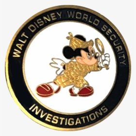 A Sherlockian Challenge Coin From Walt Disney World - Emblem, HD Png Download, Transparent PNG