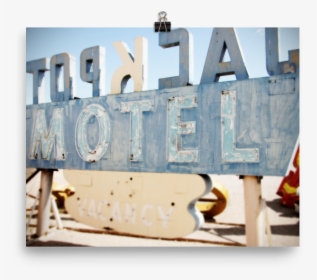 Vintage Baby Blue Vegas Hotel Sign - Drink, HD Png Download, Transparent PNG