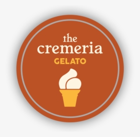 The Cremeria Circle Logo Gelato 02 - Black Chip Poker, HD Png Download, Transparent PNG