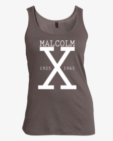 Malcolm X Women S Scoop Neck Tank Top/white - Malcolm X Shirt, HD Png Download, Transparent PNG