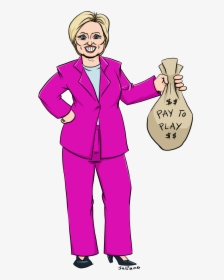 Politician Clipart Clinton - Trump Pay To Play, HD Png Download, Transparent PNG