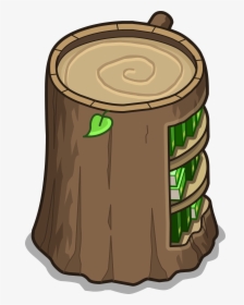 Stump Bookcase Sprite - Tree Stump, HD Png Download, Transparent PNG