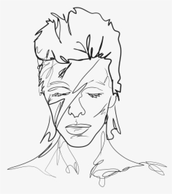 David Bowie Line Art, HD Png Download, Transparent PNG