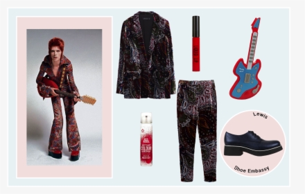 1970s Mens Fashion Icons , Png Download - Ziggy Stardust David Bowie Fashion, Transparent Png, Transparent PNG