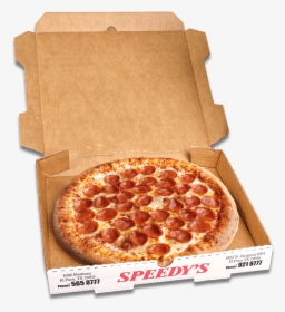 Pizza Boxes Png - Pepperoni Pizza In Box, Transparent Png, Transparent PNG