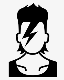 David Bowie Png Black And White, Transparent Png, Transparent PNG