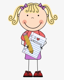 Neat Handwriting Clipart - Student Writer Clip Art, HD Png Download, Transparent PNG
