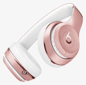 Beats Solo3 Wireless Headphones - Rose Gold Wireless Beats Headphones, HD Png Download, Transparent PNG
