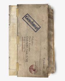 Letters Cod Zombies Paper Ww2, HD Png Download, Transparent PNG