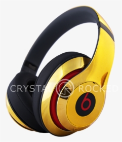 Beats Studio3 Wireless Over‑ear Headphones 24ct Gold - Headphones, HD Png Download, Transparent PNG