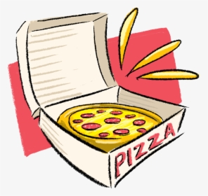 Pizza Box Compost Graphic    Class Img Responsive Owl - Pizza Box Png Cartoon, Transparent Png, Transparent PNG