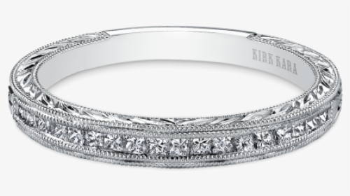 Stella 18k White Gold Ladies Wedding Band D - White Gold Diamond Bands For Her, HD Png Download, Transparent PNG