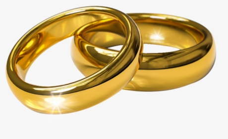 Rings Transparent Background Download - Gold Wedding Rings Png, Png Download, Transparent PNG