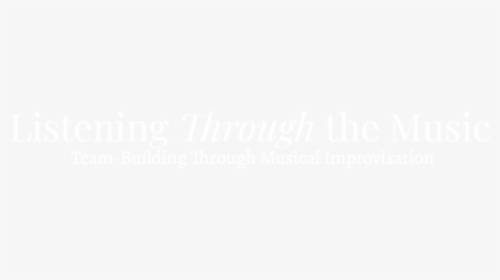 Listening Through The Music Gjm - Johns Hopkins Logo White, HD Png Download, Transparent PNG