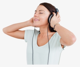 Listening - Listening To Headphones Png, Transparent Png, Transparent PNG