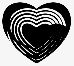 Heart With Art Lines Inside - Heart, HD Png Download, Transparent PNG