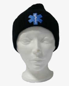 Star Of Life Paramedic Toque With Embroidery On Back - Beanie, HD Png Download, Transparent PNG