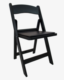 Folding Chair Background Png - Resin Padded Folding Chair Black, Transparent Png, Transparent PNG