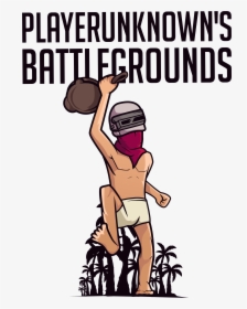 Gaming Pubg Playerunknowns Battlegrounds Tshirt , Png - Cartoon Do Battlegrounds Png, Transparent Png, Transparent PNG
