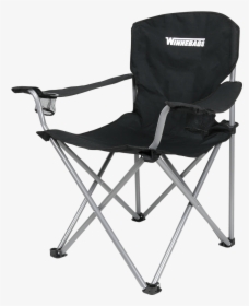 Winnebago Lawn Chair - Folding Black Lawn Chair, HD Png Download, Transparent PNG