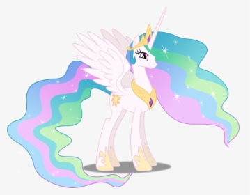 Svg Unicorn Princess - Princess Celestia Transparent Background, HD Png Download, Transparent PNG