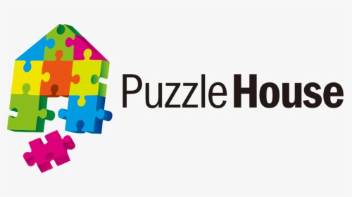 Cropped Puzzle House Logo - Toy House Logo, HD Png Download, Transparent PNG
