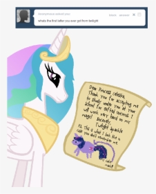 Princess Twilight Letter To Celestia, HD Png Download, Transparent PNG