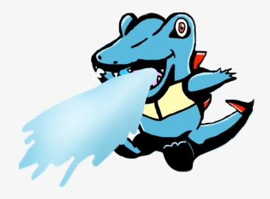 Totodile Used Water Gun By Morshute Clipart , Png Download - Cartoon, Transparent Png, Transparent PNG