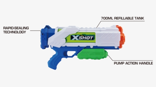 Zuru X Shot Water Gun, HD Png Download, Transparent PNG