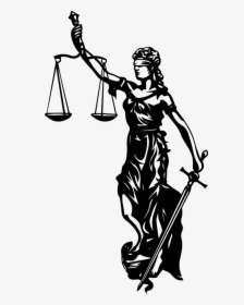 Lady Justice Tattoo Simple, HD Png Download, Transparent PNG