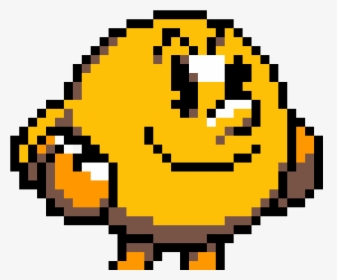 Pac Man Super Mario Bros Pixel Art - Pac Man Gif Pixel, HD Png Download, Transparent PNG