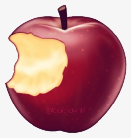 #redapple #apple #redstone #bittenapple #bitten #fruts - Seedless Fruit, HD Png Download, Transparent PNG