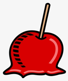 Vector Illustration Of Candy Apple Covered In Hard, HD Png Download, Transparent PNG