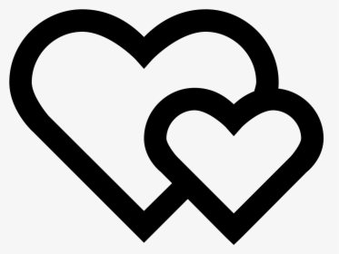 Transparent Clipart Of Hearts - Love Icon Png Free, Png Download, Transparent PNG