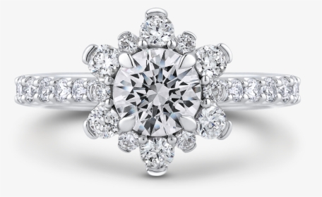 Diamond Halo Engagement Rings Cleveland - Wedding New Rings 2018, HD Png Download, Transparent PNG