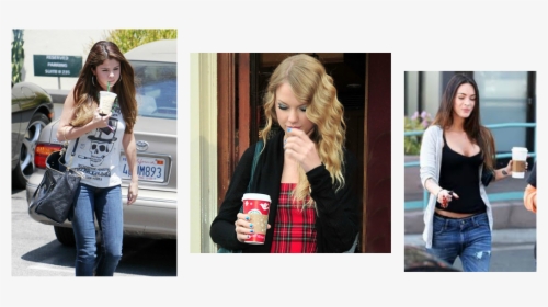 Picture - Famous People Drinking Starbucks, HD Png Download, Transparent PNG